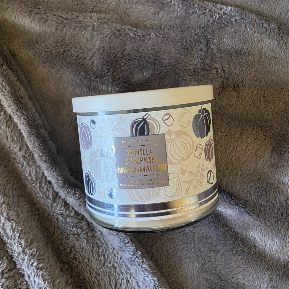 brand new bath and body works 3 wick candle